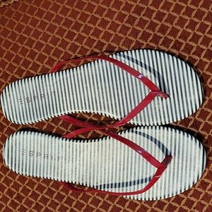 Esprit Red Thong Sandals